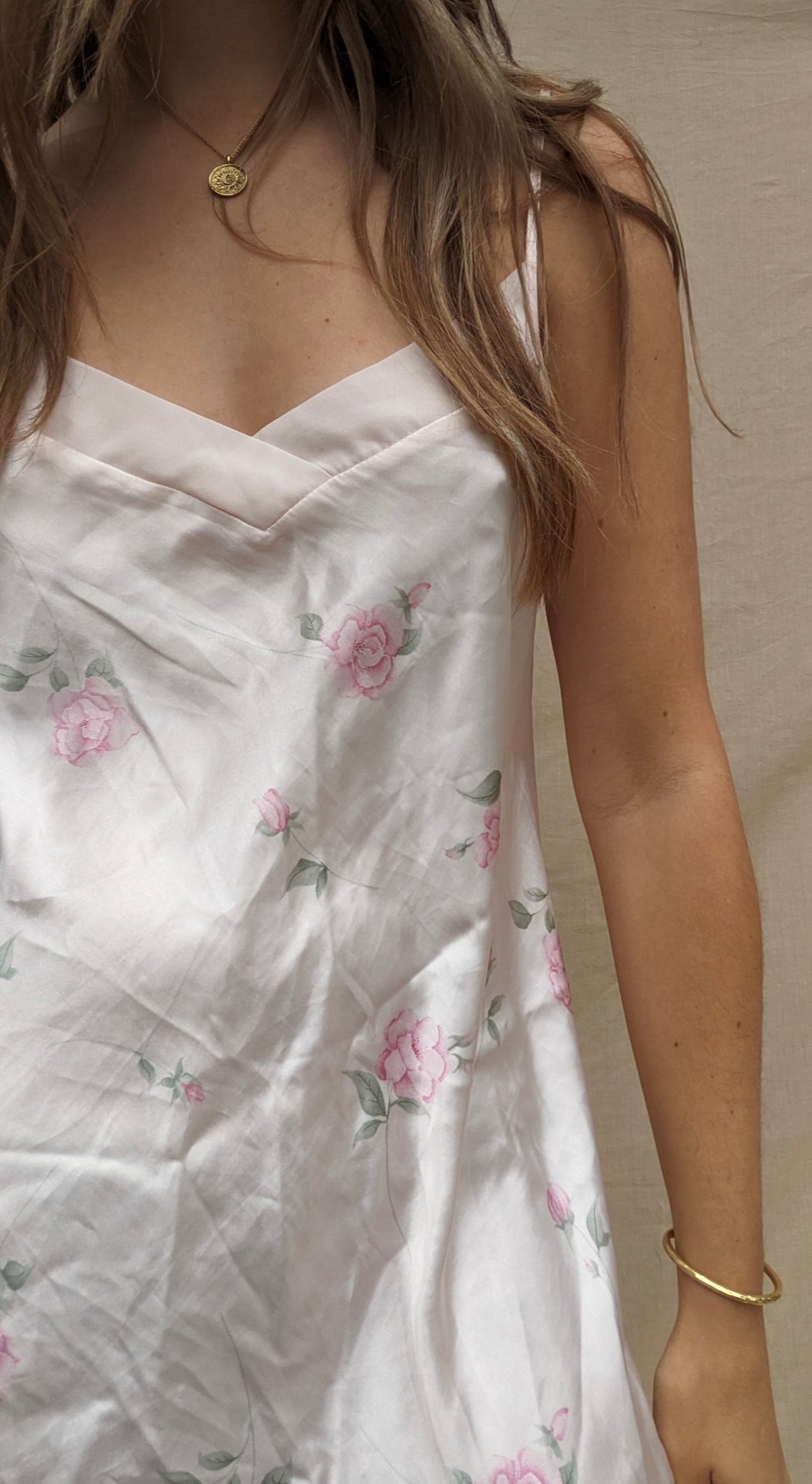 Blush Floral Nightie // Size L