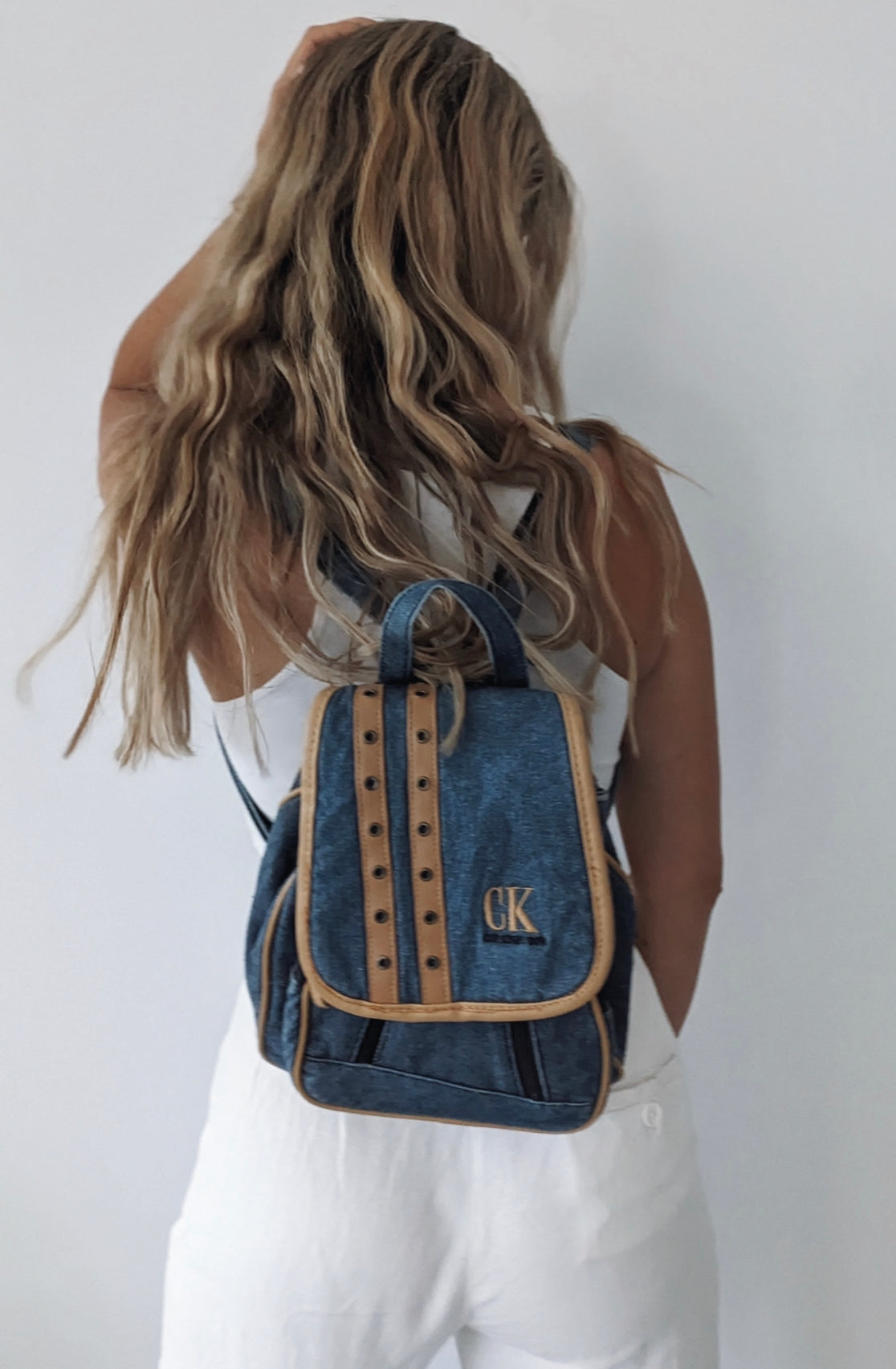 90s Denim CK Backpack