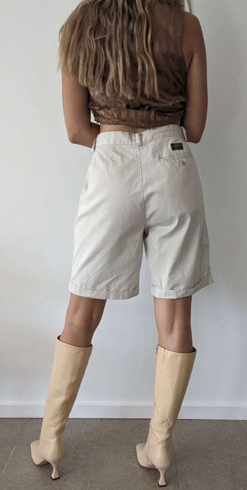 Beige Chino Shorts // Size 32'