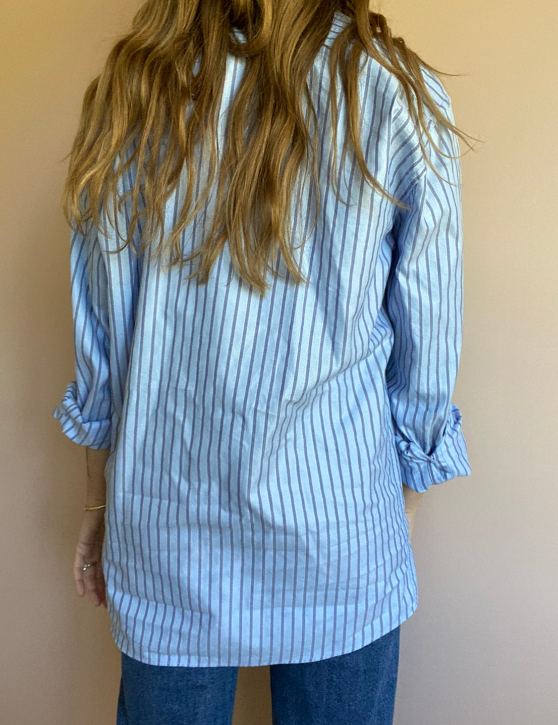 Cotton Stripe Shirt // Size 41