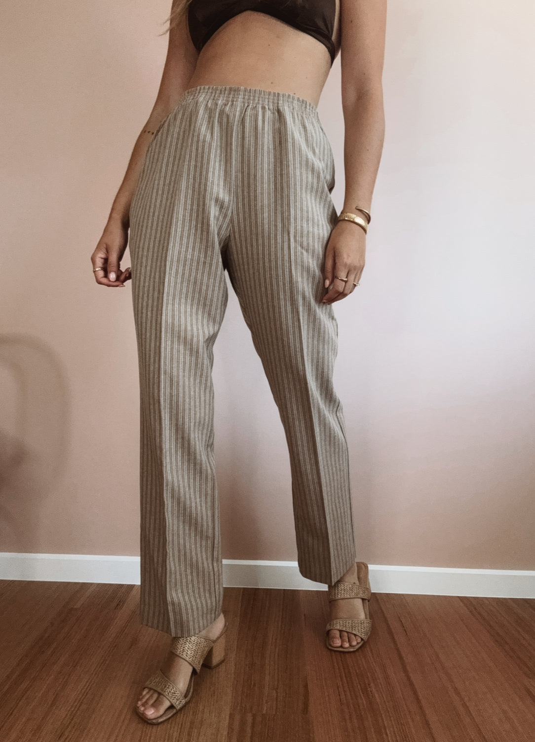 Striped Trousers // Size 14