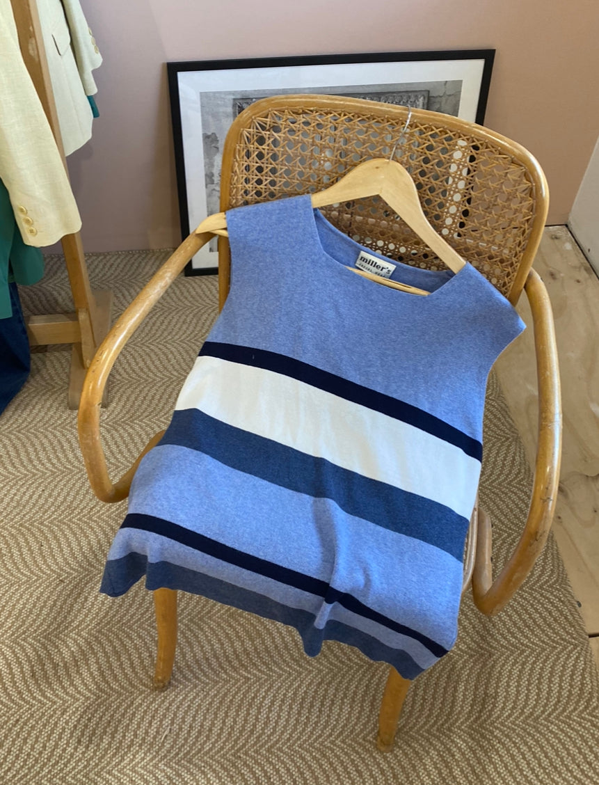 Millers Stripe Knit Vest // Size 18