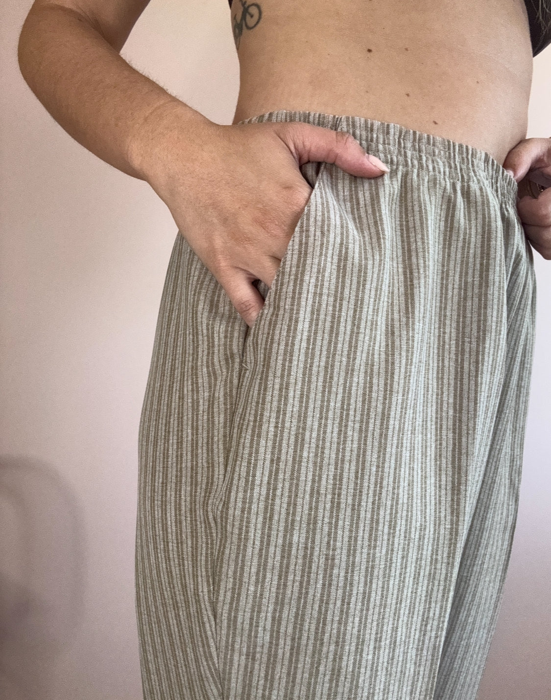 Striped Trousers // Size 14