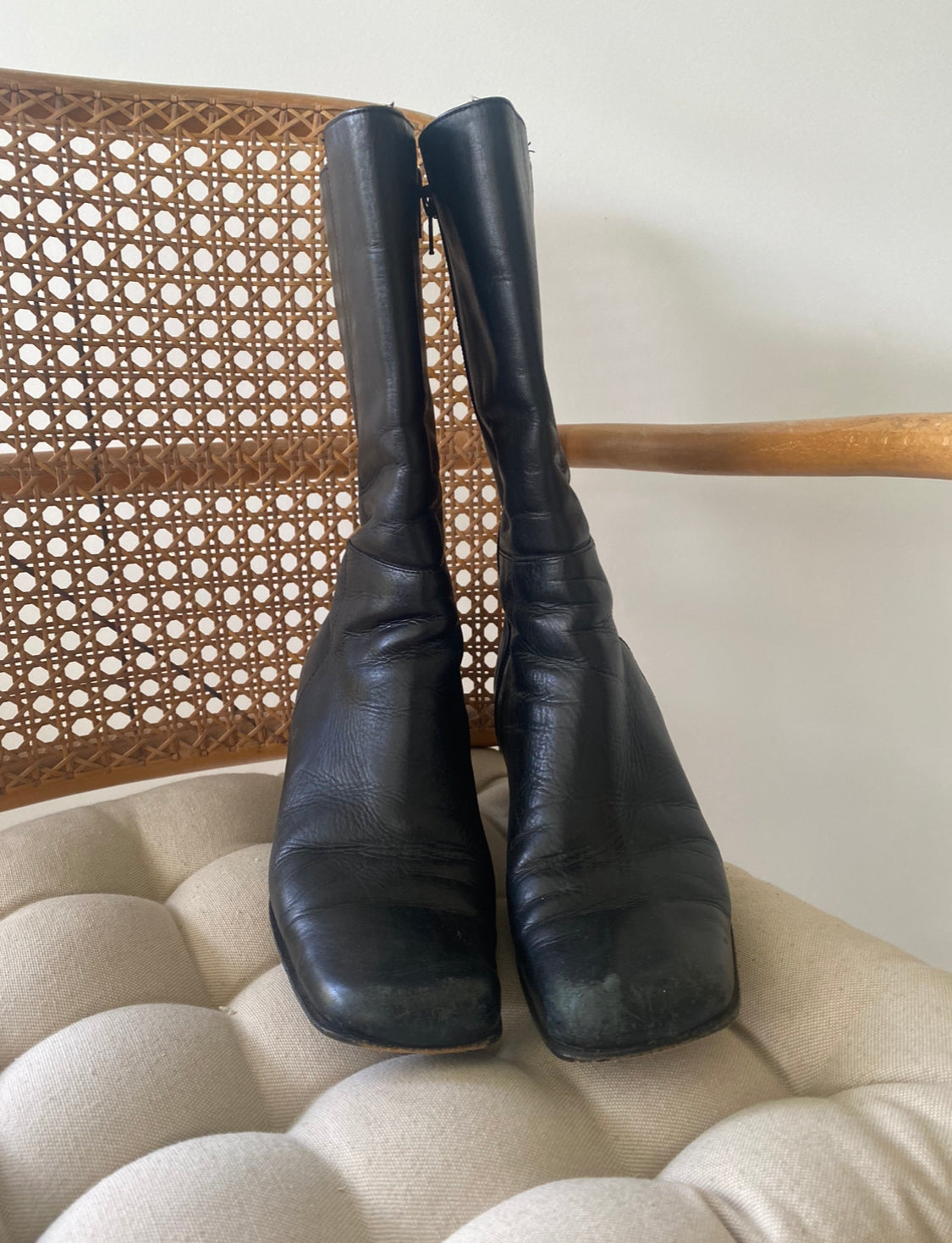 90s Country Road Leather Boots // Size 37