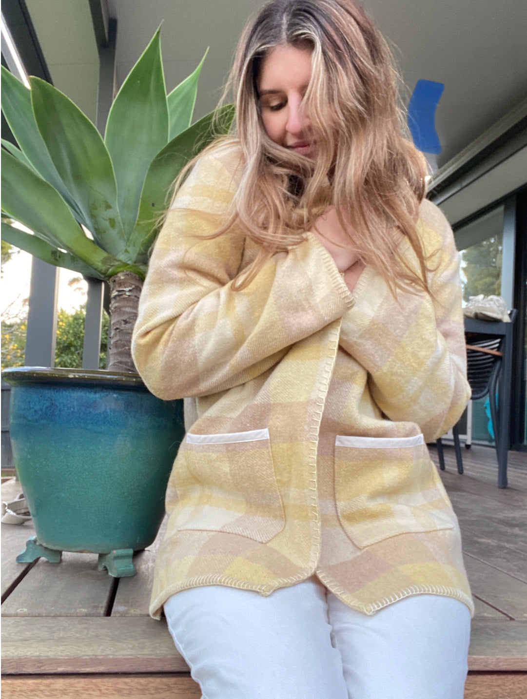 Sunday Snug Jacket - Lemon Sorbet