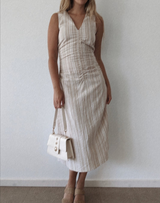 MNG Linen/Cotton Dress // Size S