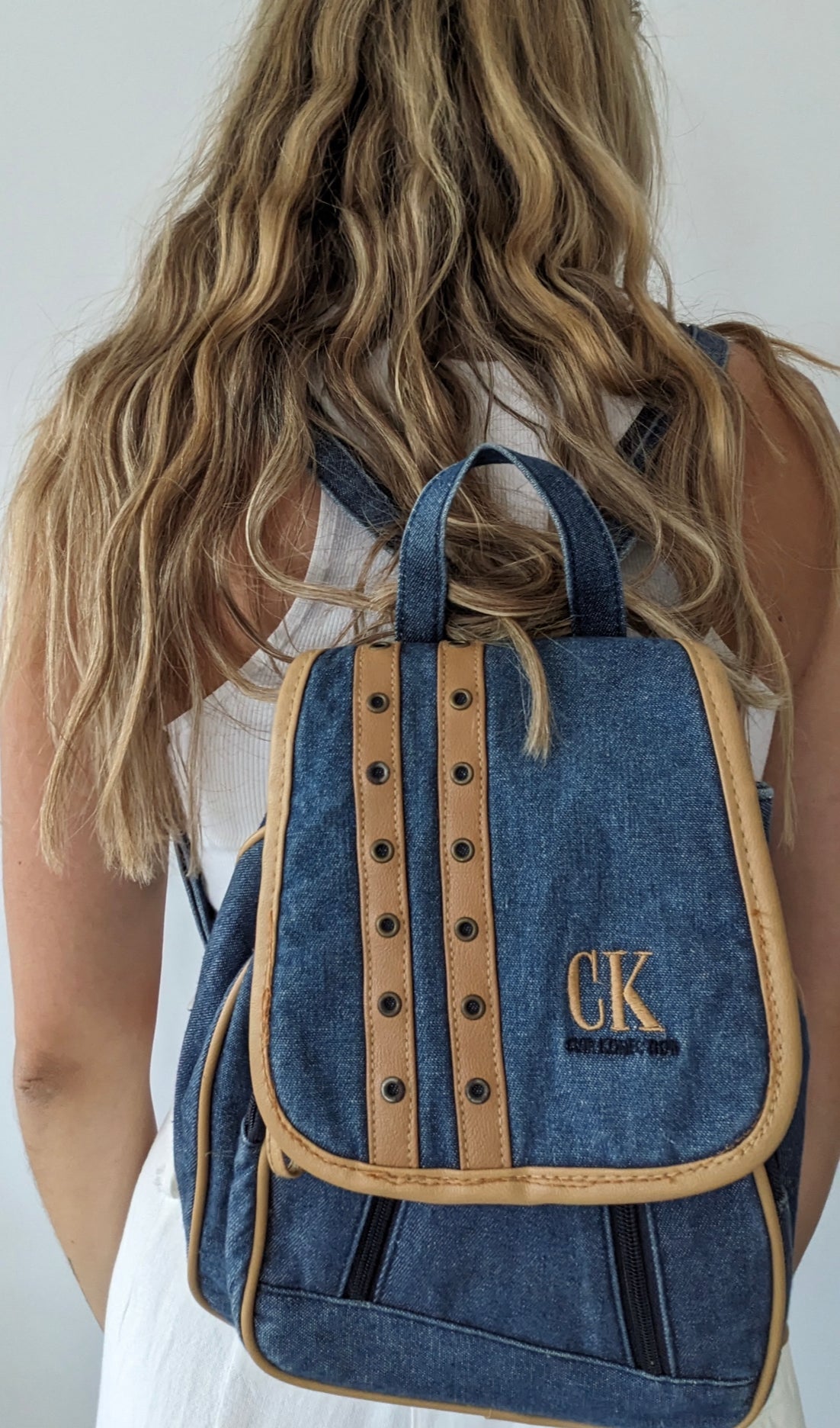 90s Denim CK Backpack