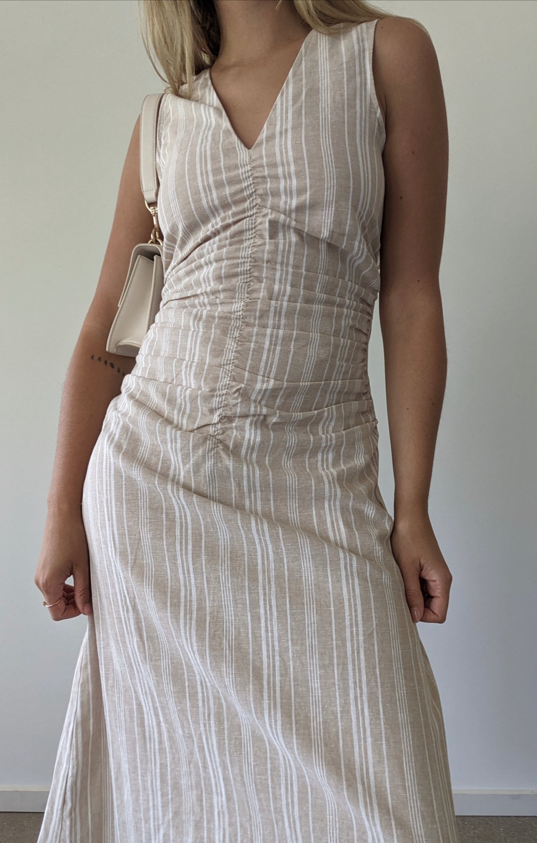 MNG Linen/Cotton Dress // Size S