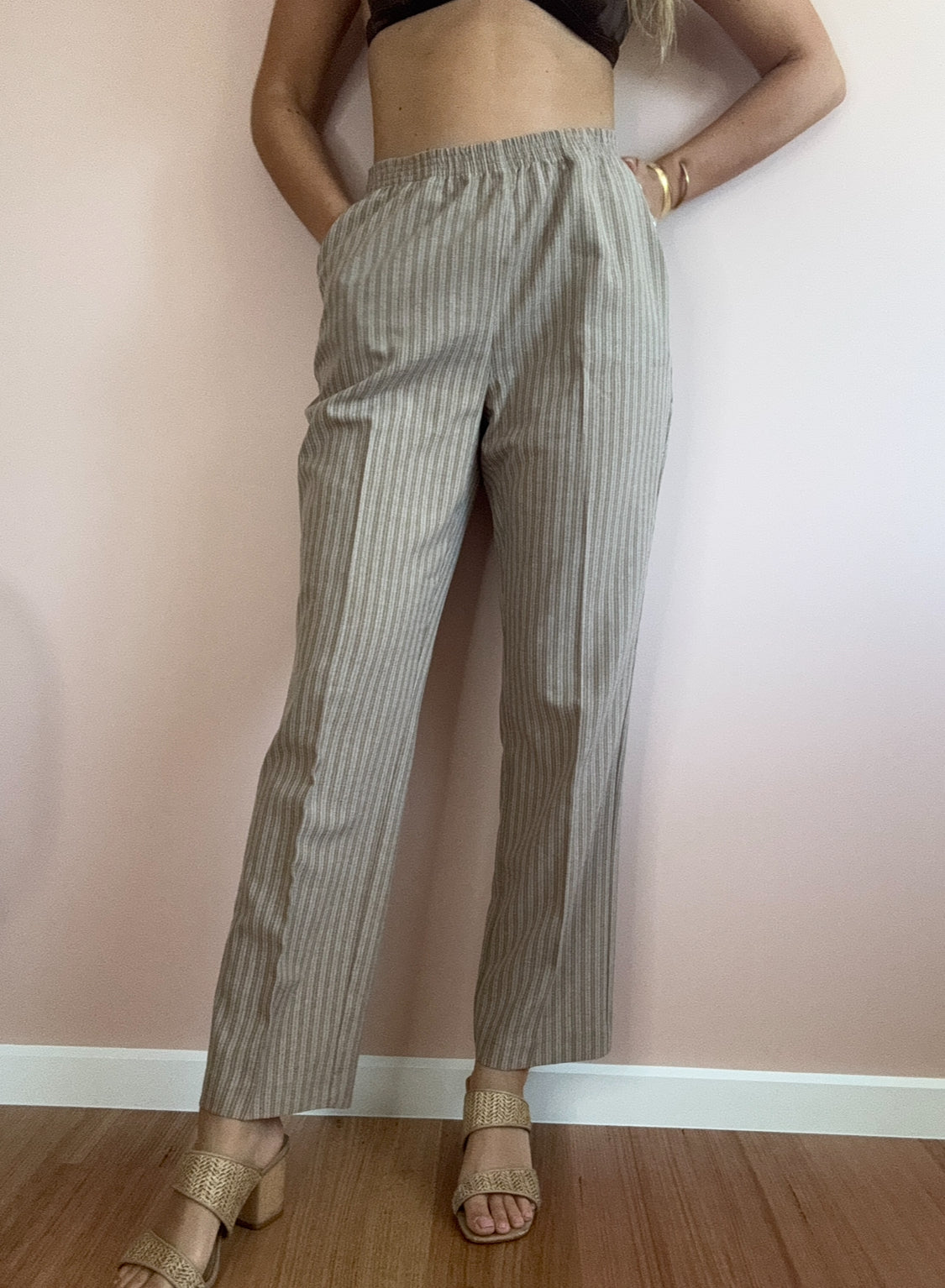 Striped Trousers // Size 14