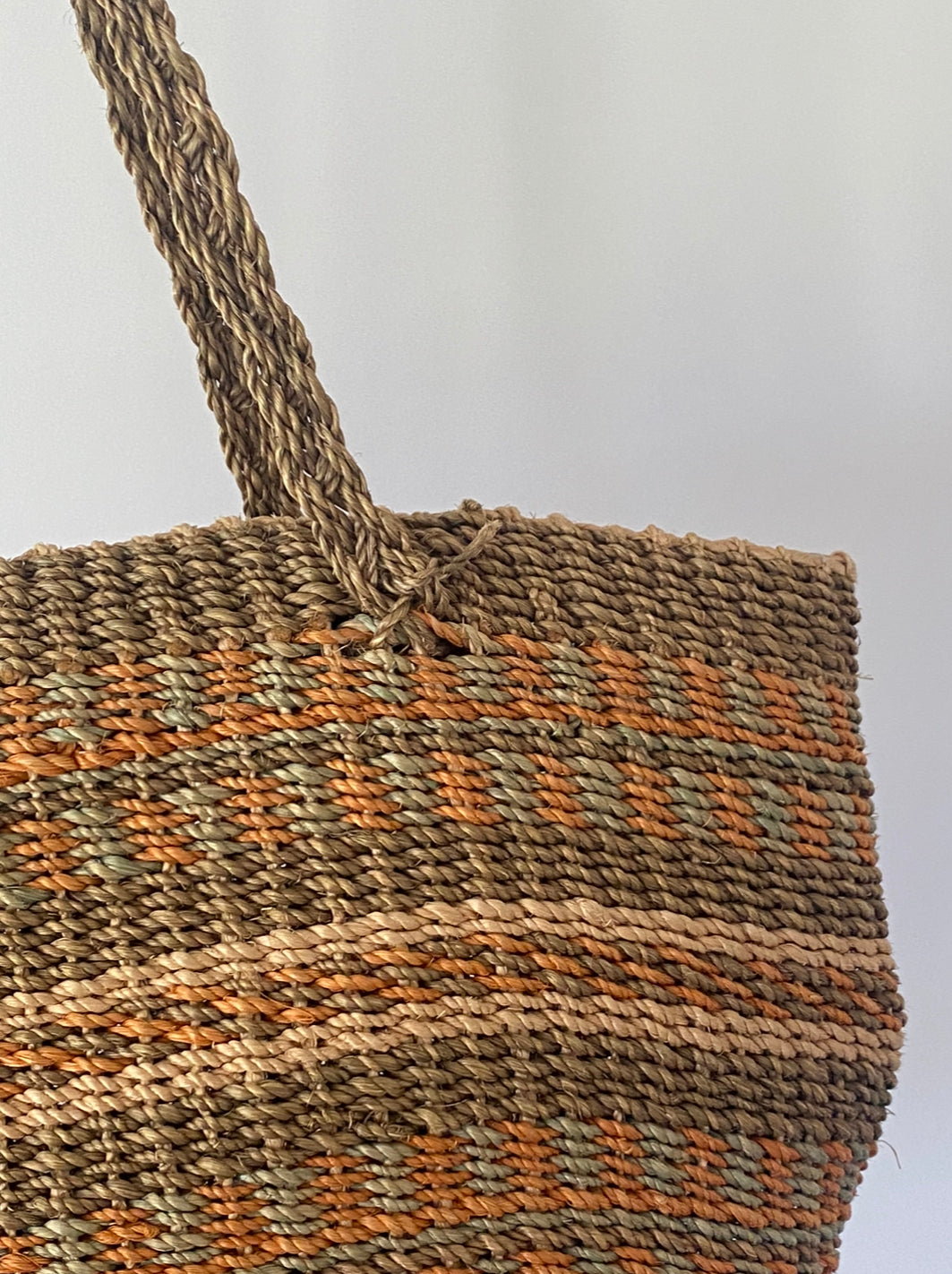 Vintage Woven Basket Bag