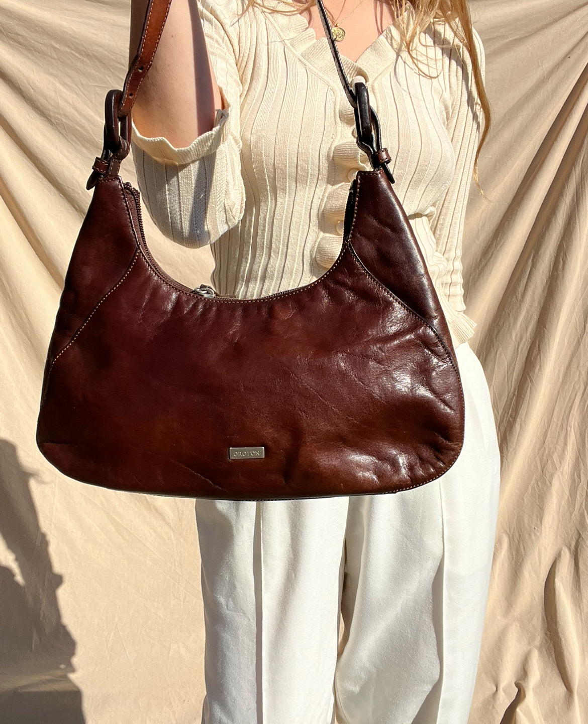 Vintage Leather Oroton Bag