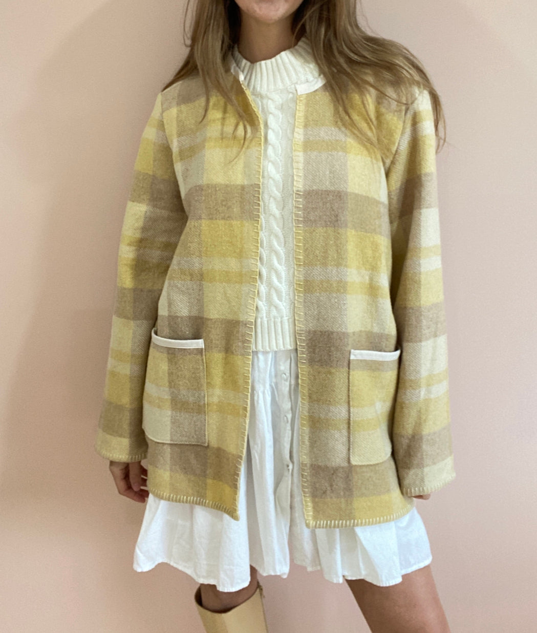 Sunday Snug Jacket - Lemon Sorbet