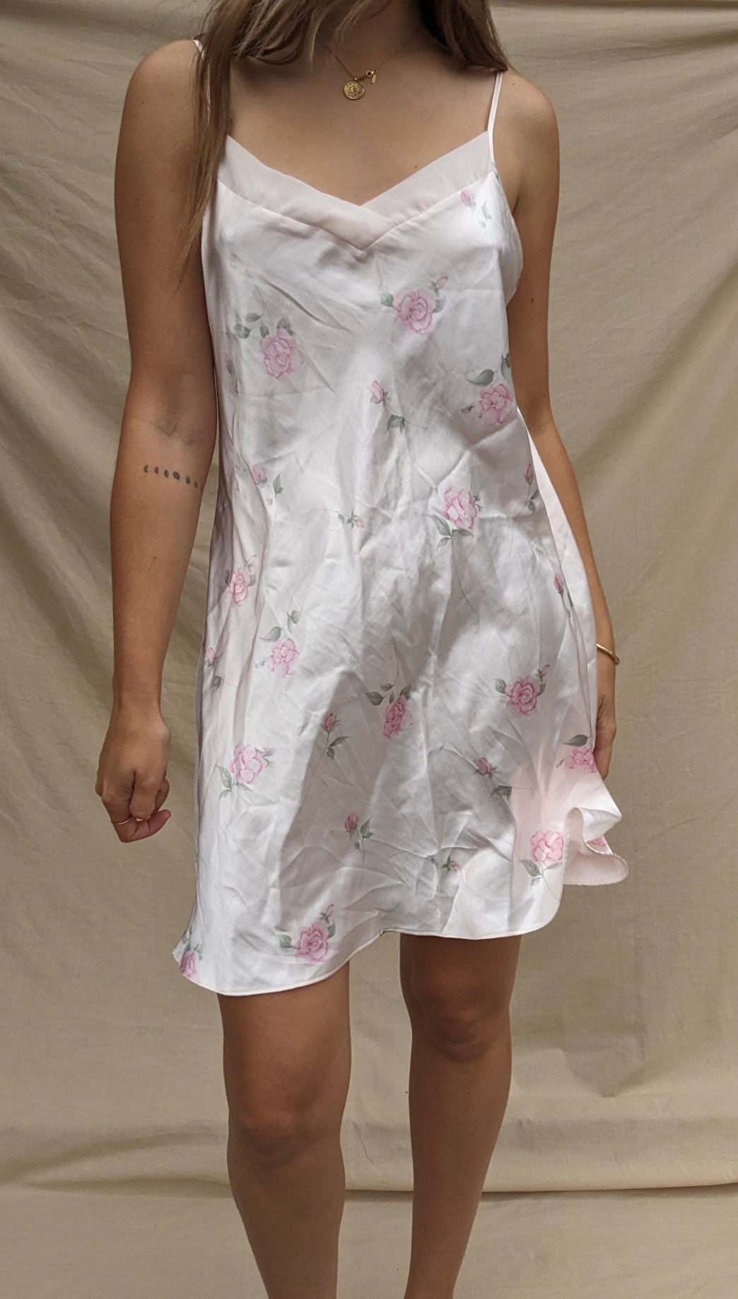 Blush Floral Nightie // Size L