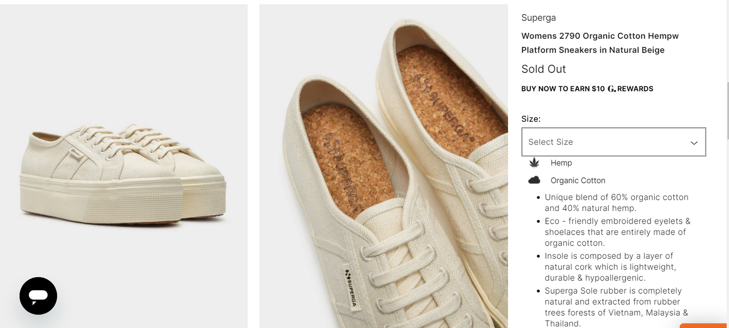 Superga Sneakers // Size 39