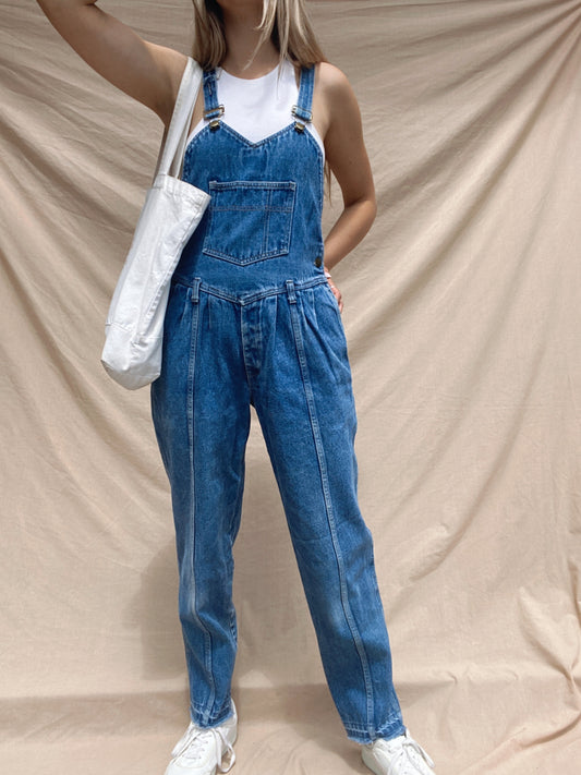 Vintage Denim Overalls // Size 8