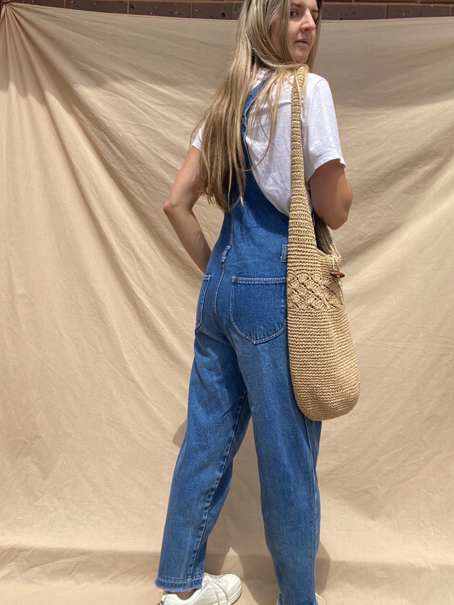 Vintage Denim Overalls // Size 8