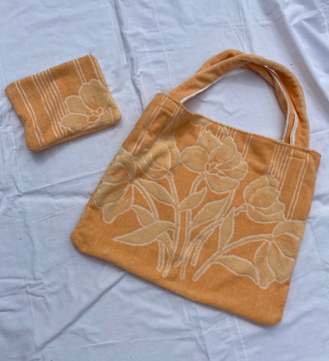 Sundays Summer Tote // Peach Reversible