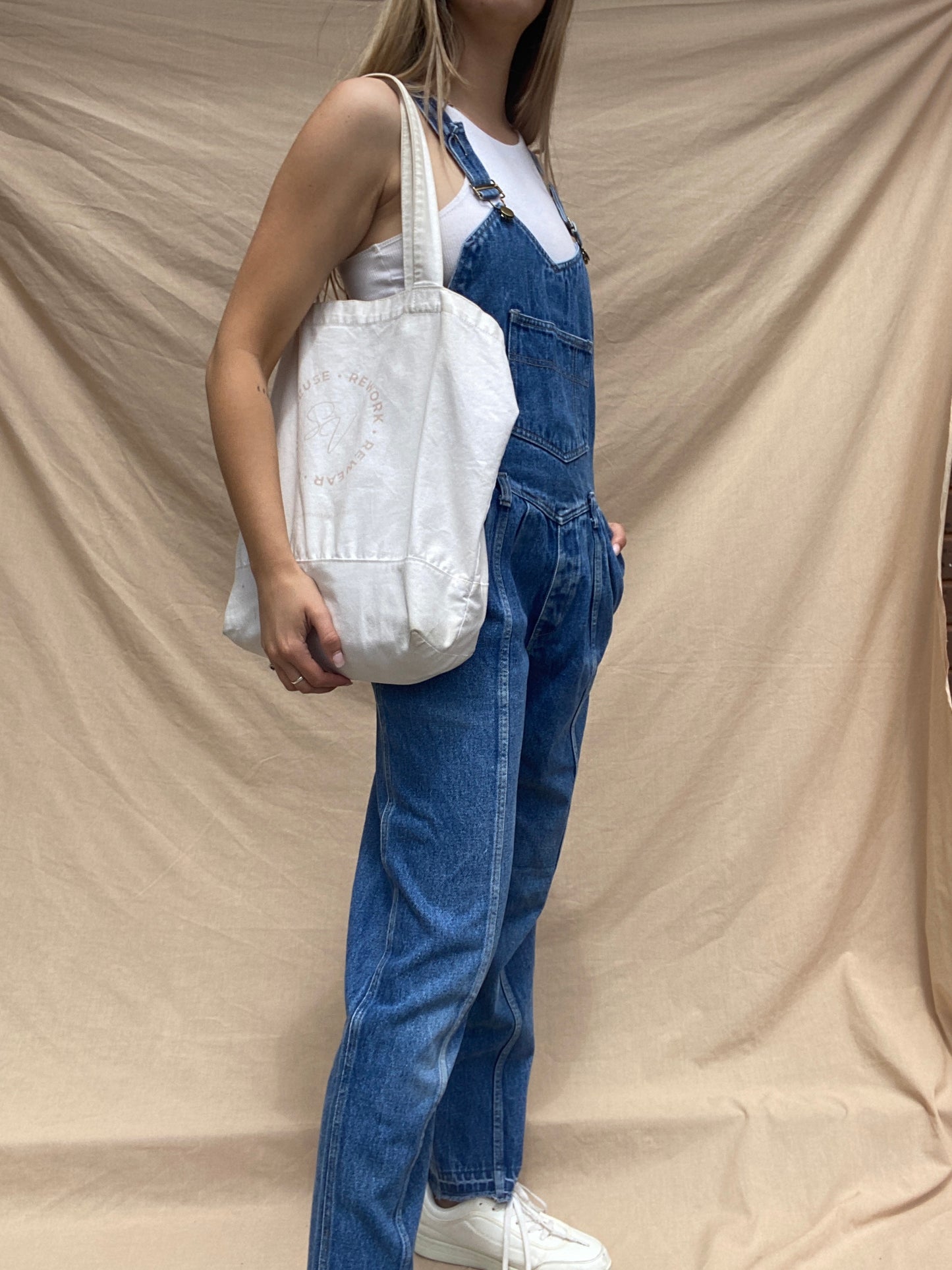 Vintage Denim Overalls // Size 8