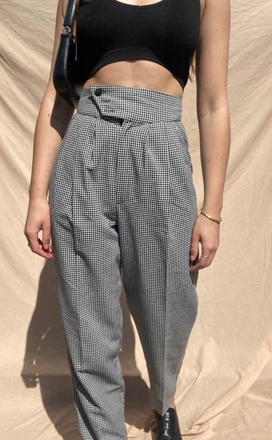 Checkered Trousers // Size 6