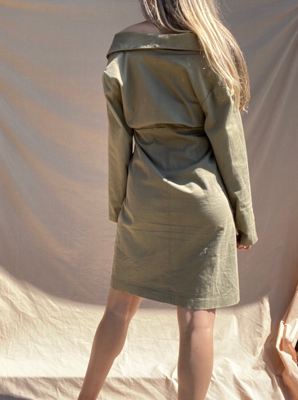 Khaki Dress // Size 10-12